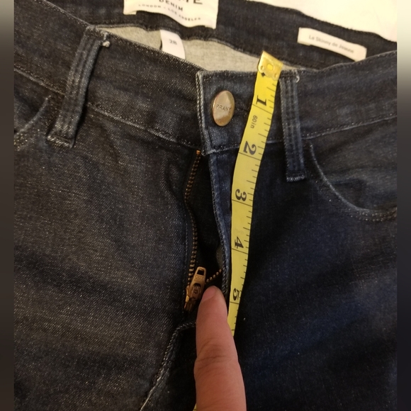 Frame Denim Le Skinny De Jeanne Size 28 Color Blue - Picture 10 of 12